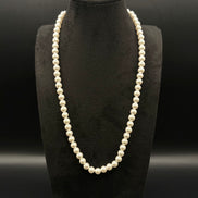 Elegante collana di perle in argento 925 - 45 cm