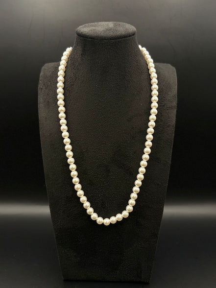 Elegante collana di perle in argento 925 - 45 cm