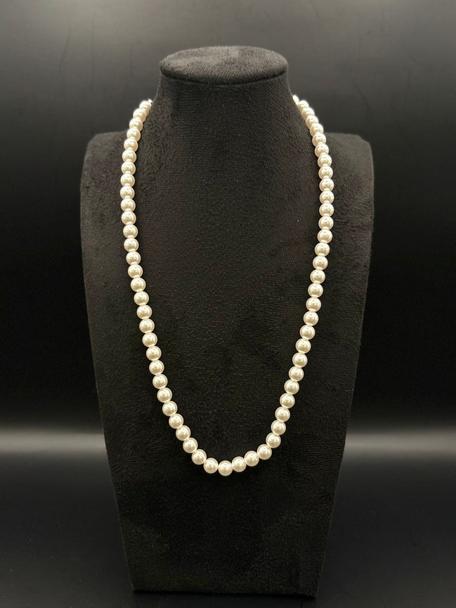 Elegante collana di perle in argento 925 - 45 cm