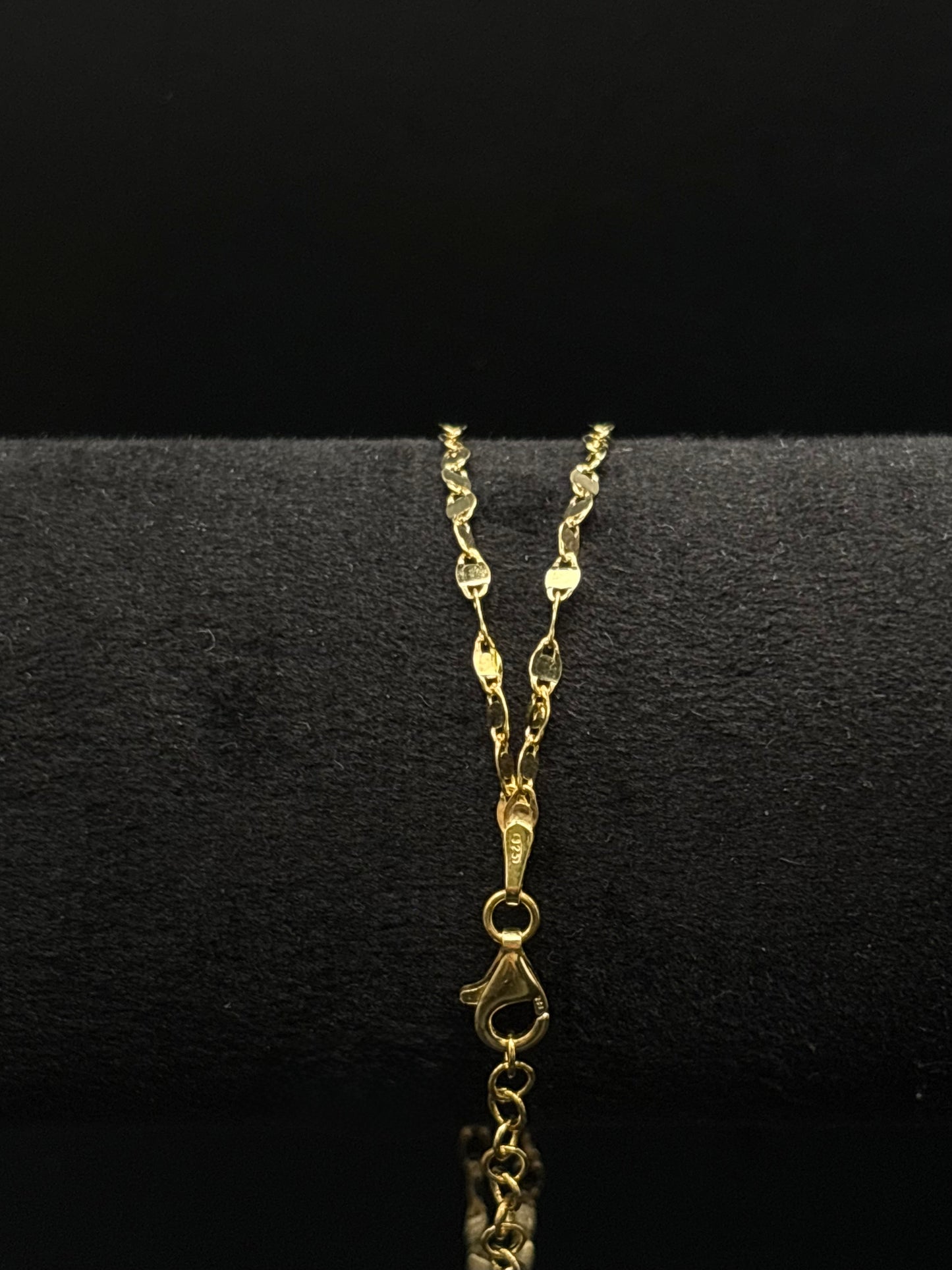 Doppelreihiges Armband aus vergoldetem 925 Sterling Silber