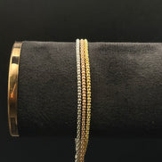 Mehrreihiges Tricolor-Armband aus 925 Sterling Silber