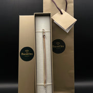 Mehrreihiges Tricolor-Armband aus 925 Sterling Silber